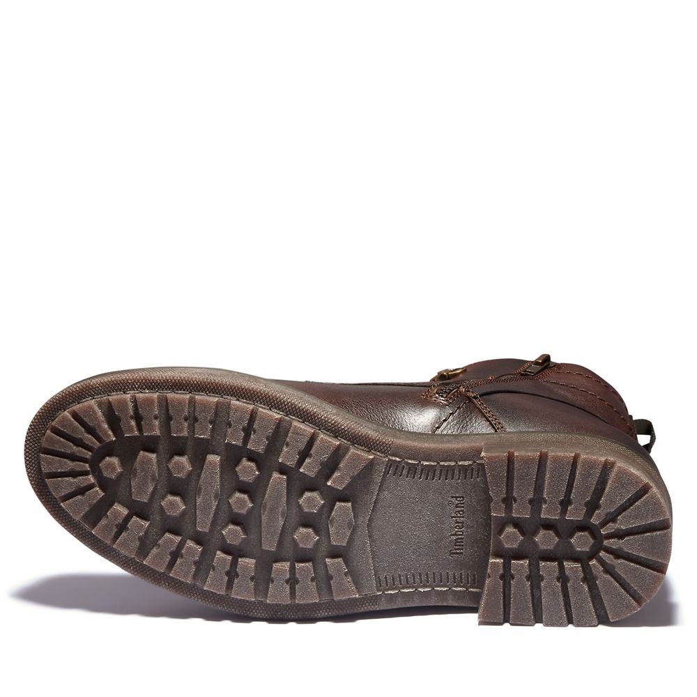 Bota Neve Masculino - Timberland Oakrock Impermeavel - EOXWR9821 - Marrom Escuro